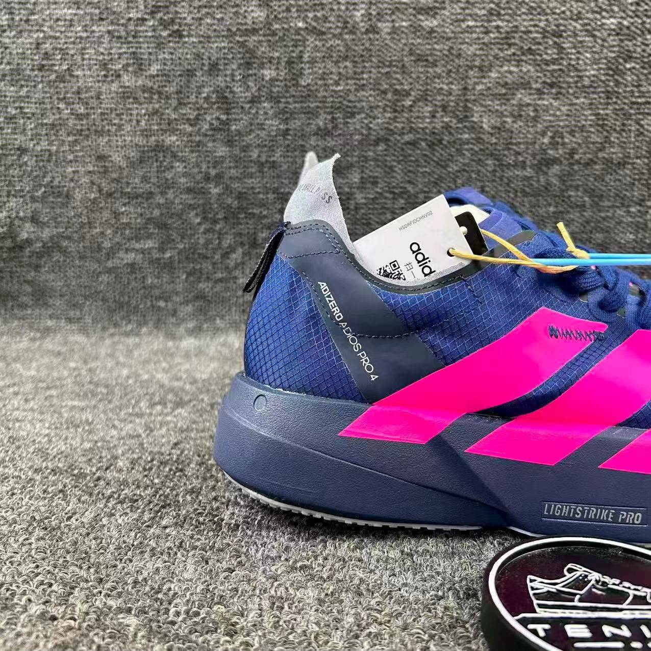 Adidas Adidas Adizero Adios Pro 4 Dark Blue Shock Pink